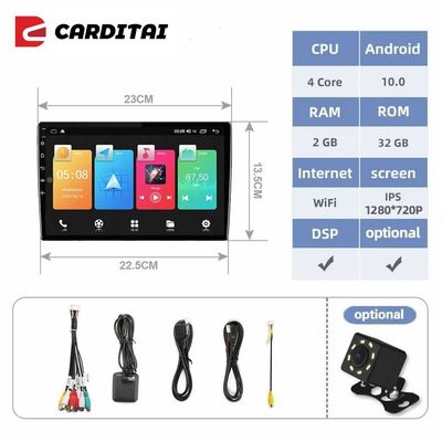 Trasmettitore FM originale Android Car Stereo con touch screen da 7/9/10 pollici e Wifi GPS