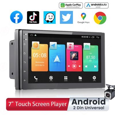 Posizionamento universale 7 pollici touch screen Car DVD Player con BT Wifi e GPS Navigation