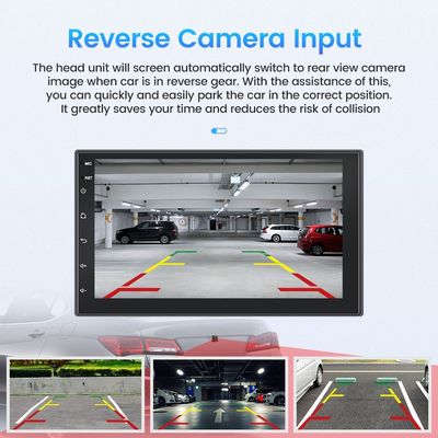 Posizionamento universale 7 pollici touch screen Car DVD Player con BT Wifi e GPS Navigation