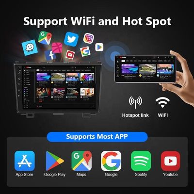 Alta risoluzione 9&quot; Android 10 Car Audio Radio Stereo con GPS WIFI IPS Car Screen