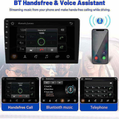 Radio per auto Android 12 universale da 10,1 pollici con touch screen IPS e fotocamera AHD 1080P