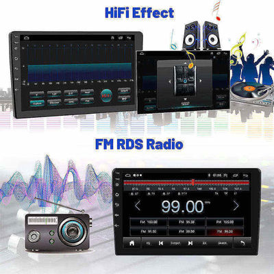 Radio per auto Android 12 universale da 10,1 pollici con touch screen IPS e fotocamera AHD 1080P