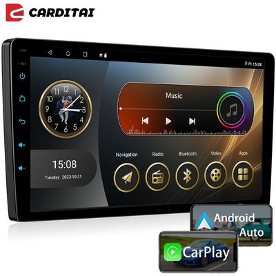 Carditai 1280*720 DSP GPS Frame Autoradio 9 10 pollici 2 Din Car Audio Stereo Sistema operativo Android