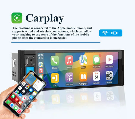 Video Player 6.86" Car Screen Player con Android Auto GPS Navigation e Radio Tuner