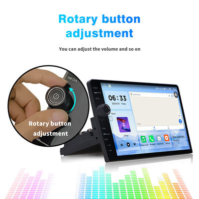1 Din Universal Car Radio con 10,1 pollici Android 11 Stereo e DVD Player rotabile