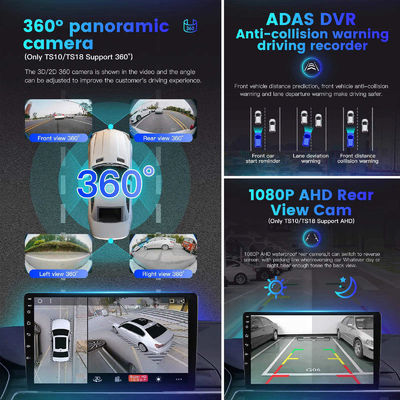 TS10 TS18 2Din 1 Din Car Radio con 6 128GB touch screen e CarPlay wireless integrato