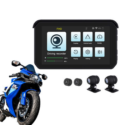 Navigazione portatile per moto GPS 5 pollici Apple Carplay wireless e Android Auto