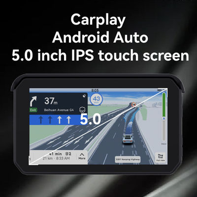 Navigazione portatile per moto GPS 5 pollici Apple Carplay wireless e Android Auto