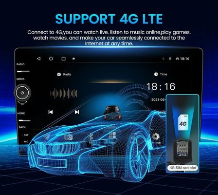 Full Fit Display Screen Car Stereo 8Core TS18 Multimedia Player per il montaggio universale dell'auto