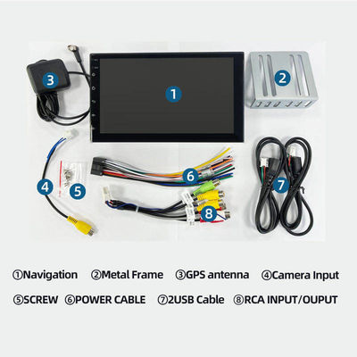 Disponibile in più lingue 7 pollici Android Car Stereo con navigazione GPS e touch screen
