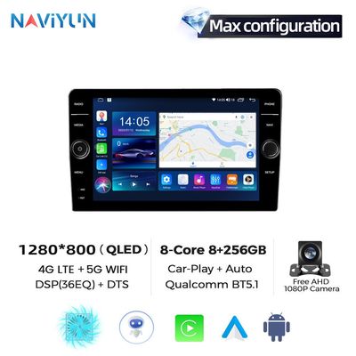 9 pollici Car Play BT FM Touch Screen Car Video Player Universale Double Din Android 2Din