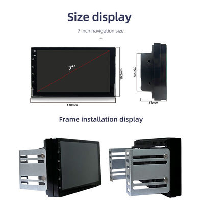1 lettore multimediale per auto touch screen da 16 GB con CarPlay wireless integrato e porta AUX