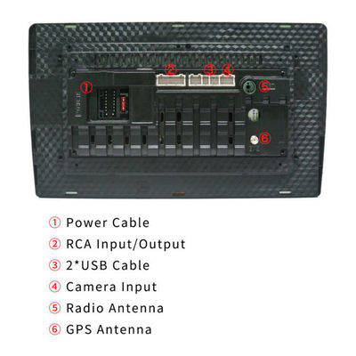 Android 9/10 Inch Car Touch Screen GPS Stereo Radio Navigation System per l'elettronica automobilistica