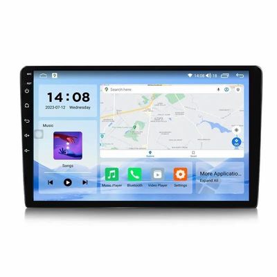 10Stereo per auto Android da 2 pollici universale con lettore multimediale DSP 32EQ RDS