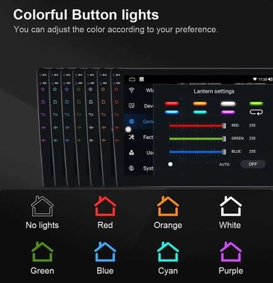 10Stereo per auto Android da 2 pollici universale con lettore multimediale DSP 32EQ RDS