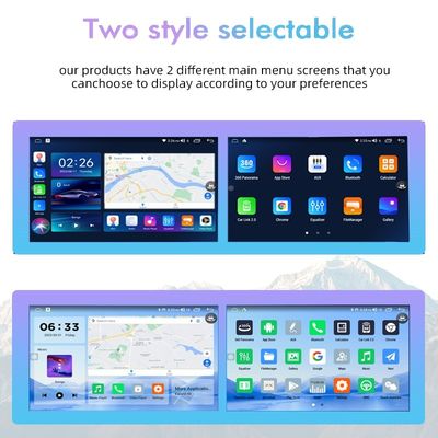Touchscreen da 10.1&quot; 2 Lettore multimediale Android completo da 32 GB Lettore DVD 2Din Navigatore per auto Radio 360 Panorama CarPlay-Android Auto