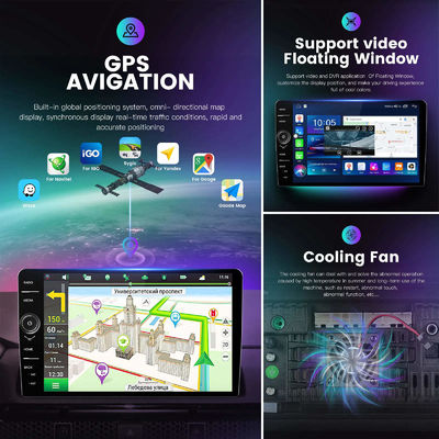 2.5D IPS Car GPS Navigation Auto Radio Multimedia Player per 9 pollici Android Car Radio