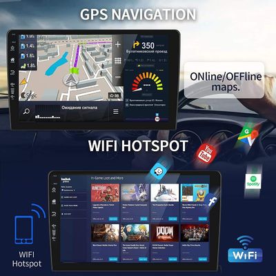 Carditai Android 10 QLED Car Audio 2 32G Head Unit con GPS integrato e schermo da 9/10 pollici