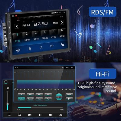 Carditai Android 10 QLED Car Audio 2 32G Head Unit con GPS integrato e schermo da 9/10 pollici