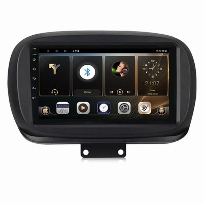 FIAT 500 2007-2015 2 Din Car Stereo Audio Player con fotocamera AHD 1080P e CPU a 4 core
