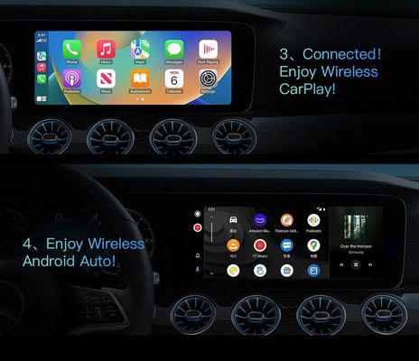 5V±0.2V 1.0A Input di alimentazione Carplay AI Box 8GB 128GB Box di streaming wireless GPS Wifi incorporato
