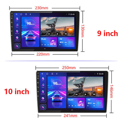 Universal 10.0 Android Car Audio Multimedia Player con navigazione GPS e touch screen