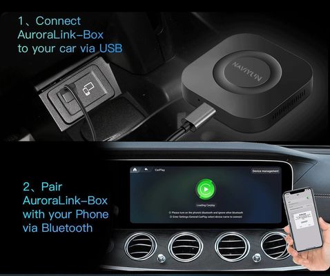 CarPlay Ai Box Android 13 Wireless CarPlay Android Auto Adattatore 4G LTE GPS Bluetooth WiFi
