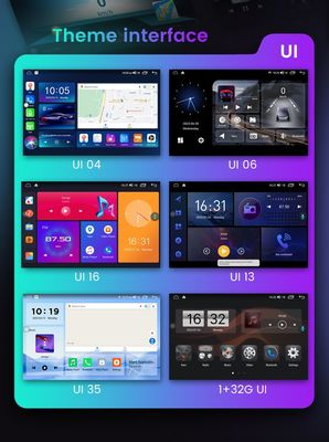 Universale 4G Android 12 Auto Electronics TS18 9/10inch Knob Headunit Car Radio