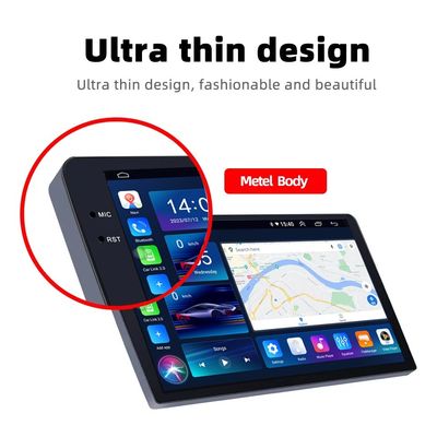 Radio universale per auto da 9 pollici Android12 schermo del pannello della macchina 5G Wi-Fi lettore DVD per auto GPS navigazione