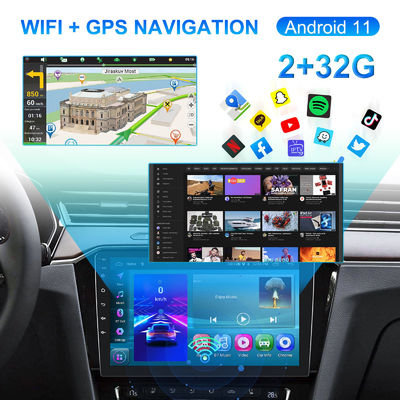 Universal Car 2 Din Android12 Carplay Gps TS7 Player con supporto multilingue