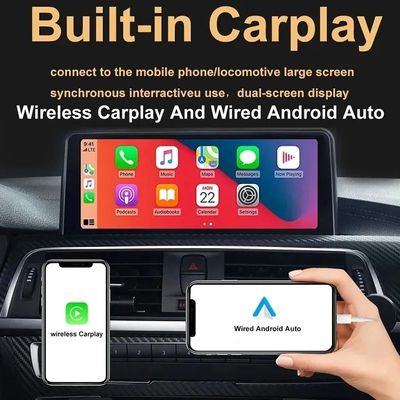 12.3'' QLED Screen 4G LTE Wifi DSP Carplay Android Auto 2Din Car Radio Per BMW/Benz/Audi Universal