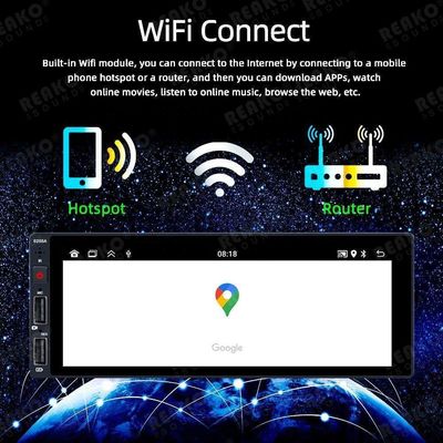 Bluetooth Funzione 1 Din Car Radio Audio Screen con FM Aux Input Receiver e schermo OLED