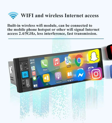 Carplay Android Auto Multimedia Player con memoria Nand Flash 32G Bluetooth MirrorLink