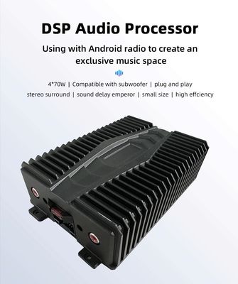 Amplificatore di auto DSP a 4 vie da 12-24v per Android
