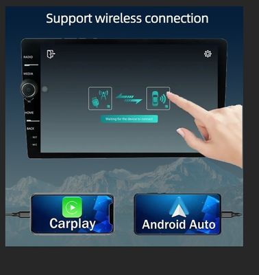 Posizionamento del cruscotto 8" Radio stereo per auto con navigazione GPS e wireless Android Auto