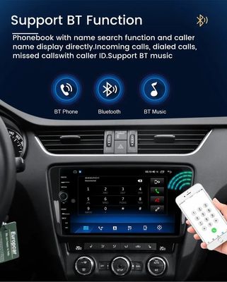 Posizionamento del cruscotto 8" Radio stereo per auto con navigazione GPS e wireless Android Auto