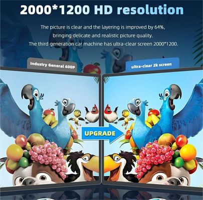 10.1" Metal Body 2 32GB Android Car Media Player con risoluzione 2K e navigazione GPS
