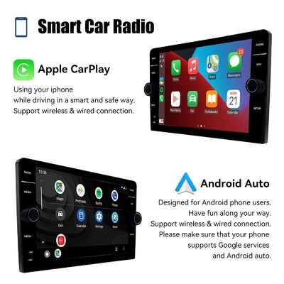 8 pollici 2din Android 13 Car Stereo con schermo QELD GPS Wifi e fotocamera Full-fit Design