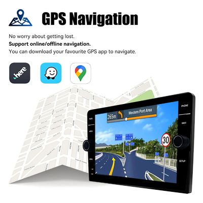 8 pollici 2din Android 13 Car Stereo con schermo QELD GPS Wifi e fotocamera Full-fit Design