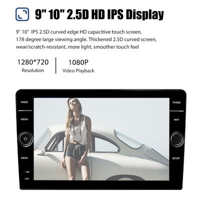 8 pollici 2din Android 13 Car Stereo con schermo QELD GPS Wifi e fotocamera Full-fit Design