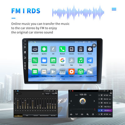 1280*800 Risoluzione 2 Din Car Radio con Android Auto BT5.0 4G DSP RDS e GPS Navigation
