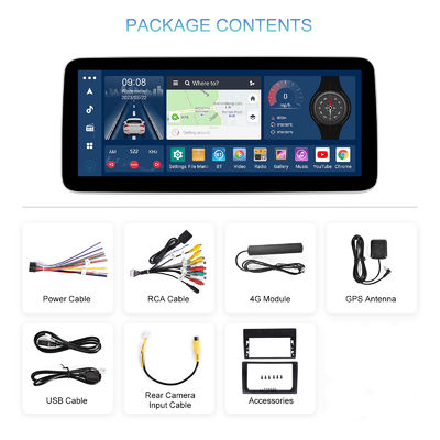 12.3 pollici Android Car Radio Stereo con CarPlay wireless e controllo del volante
