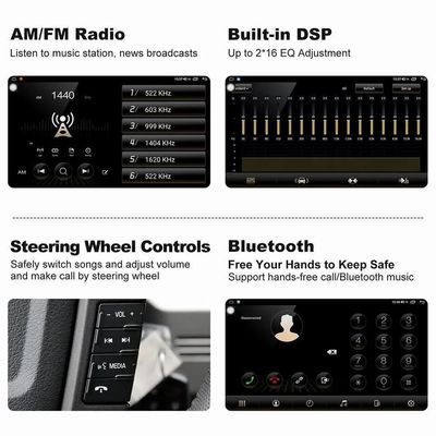Universal 2DIN Stereo Radio GPS Car Multimedia Video Player per Android 7 9 10 Pollici