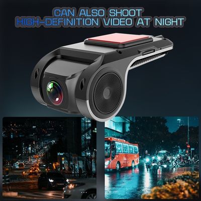 USB Car Dash Cam HD 1080P 170° Registratore Wide Angle Front ADAS Android DVR Versione Notturna