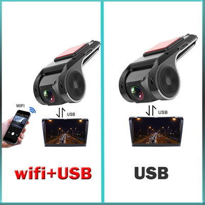 USB Car Dash Cam HD 1080P 170° Registratore Wide Angle Front ADAS Android DVR Versione Notturna