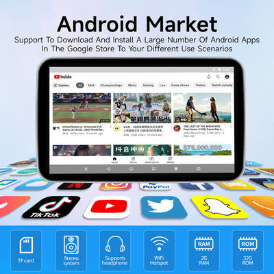 10Display per poggiatesta per auto da 5 pollici Android 9.0 Octa Core 1 16GB Video Player con monitor