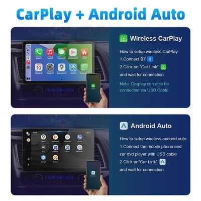 8 256GB Multimedia BT Mirror Link 2 DIN Car Radio Android12 GPS Navi Car Screen per Apple Carplay Android Auto