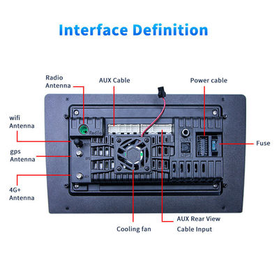 Universal Car 9'2Din Android Multimedia Player con CarPlay wireless integrato e GPS