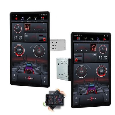 Supporto multilingue 2din Android Car Stereo con schermo verticale da 13 pollici e GPS