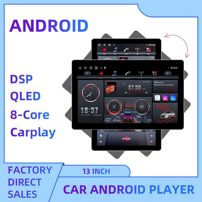 Universal 1 Din 13 Inch Car DVD Player Android Autoradio con Rotation Touch Screen